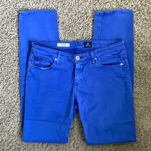 AG Adriano Goldschmied the stilt cigarette leg blue chino pants